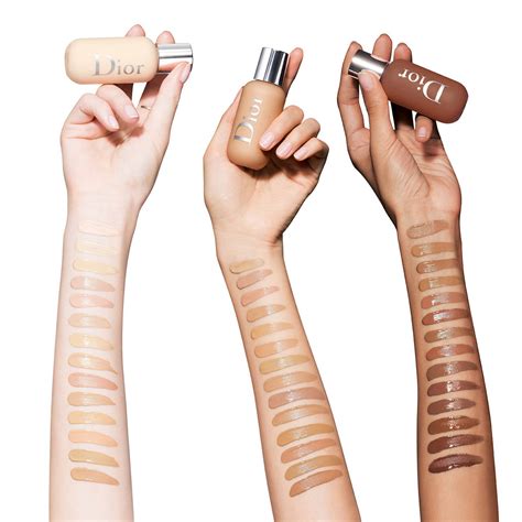 dior backstage face and body foundation swatches|Dior Backstage foundation shade finder.